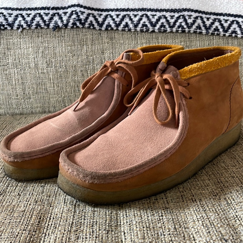 Clarks Originals Wallabee Boot Multicolor Suede Sz 11